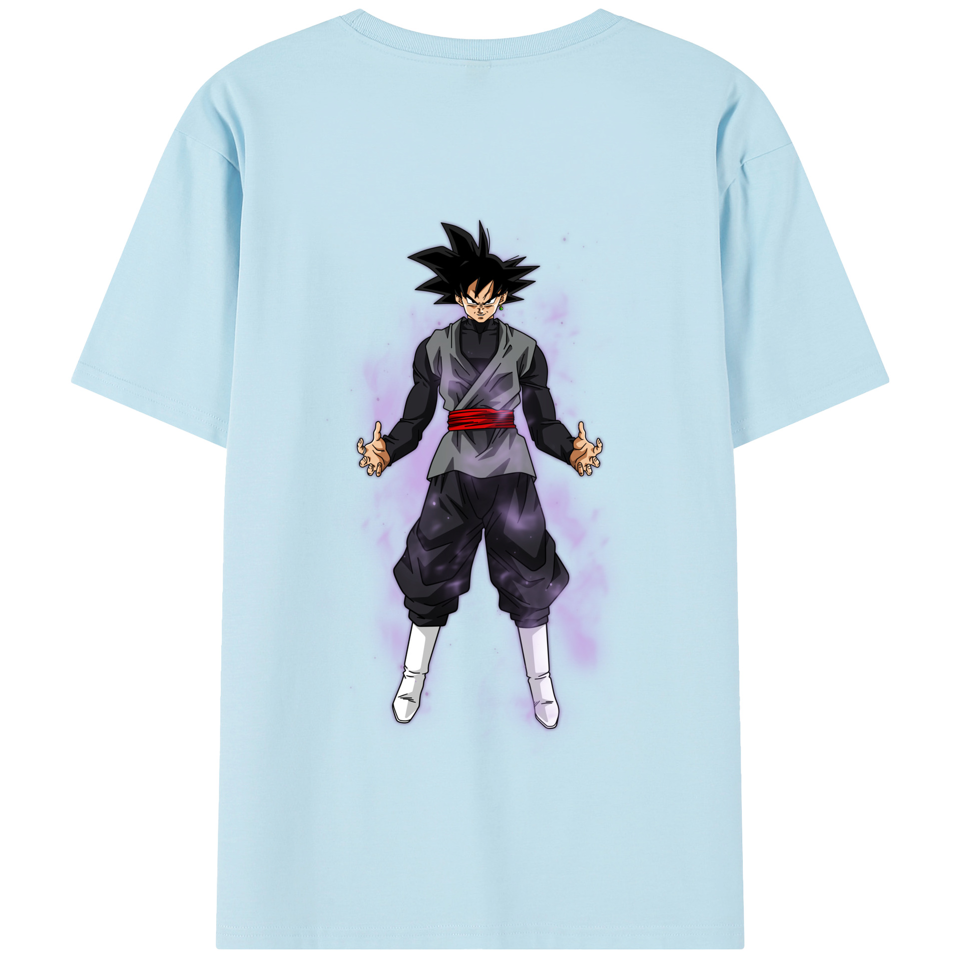 （画像用） ドラゴンボール ベジータ四世（Bejīta Yonsei）DRAGON BALL Vegeta IV 綿100％半袖Tシャツ（背面プリント）